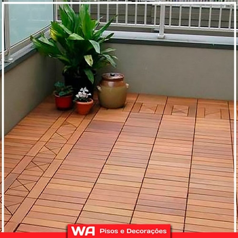 Deck de Sacada Orçamento Conjunto Metalúrgicos - Deck Madeira Sacada Apartamento