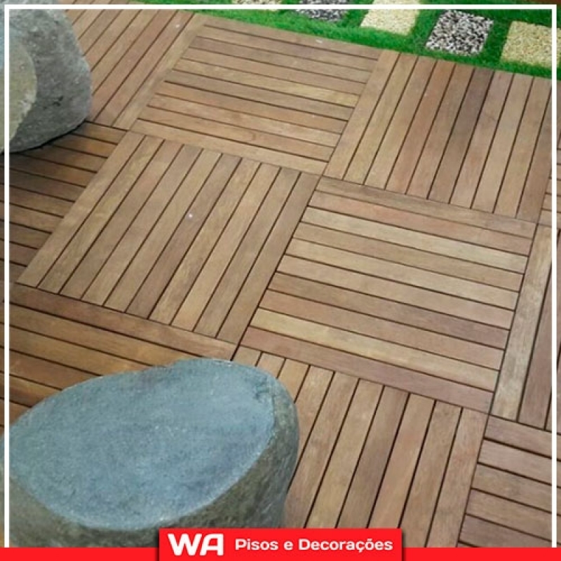 Deck Madeira Sacada Apartamento Setor Militar - Deck Modular Sacada