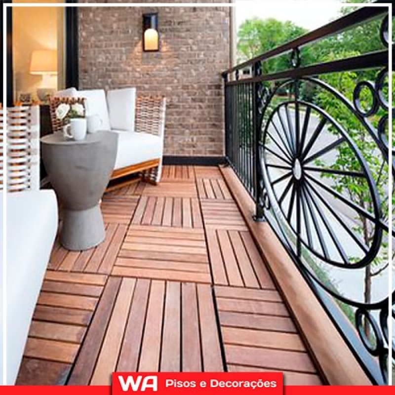 Deck Sacada Apartamento Setor Militar - Deck Modular Sacada