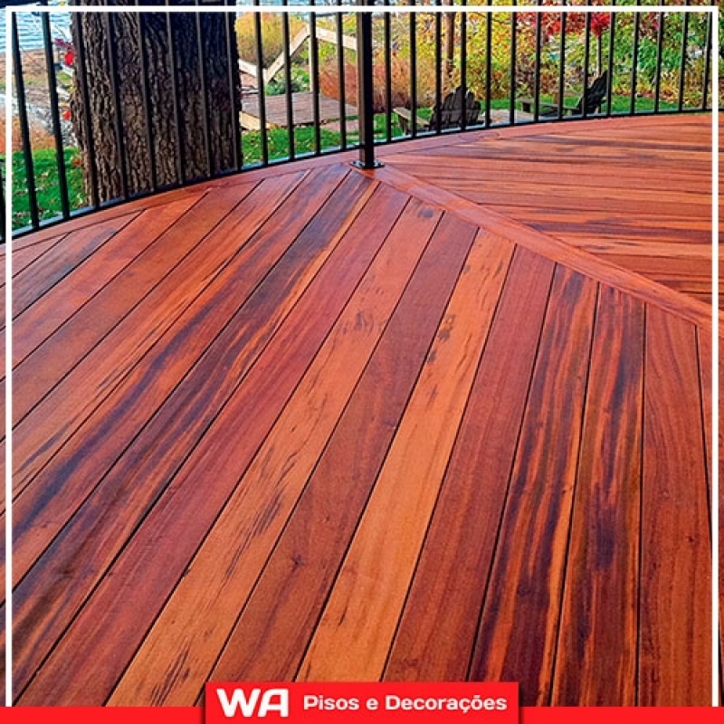 Decks Madeira Sacada Apartamento Jardim das Flores - Deck Modular Sacada