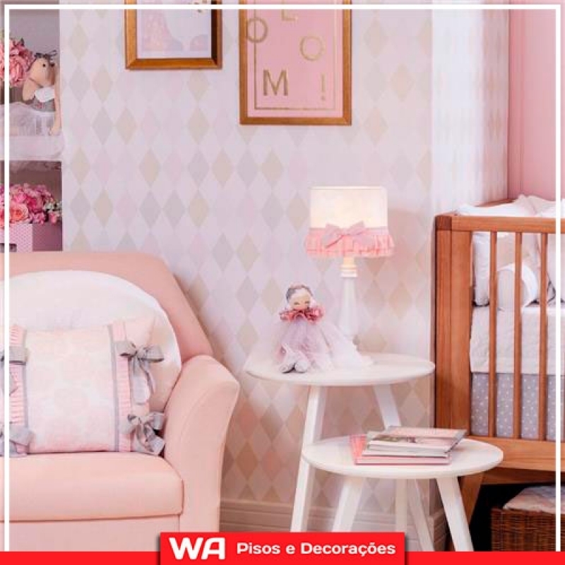 Papel de Parede Infantil Instalação Jardim Elvira - Papel de Parede Quarto de Bebê