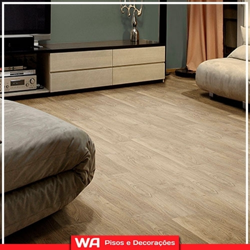 Piso Laminado Durafloor Clicado para Sala Embu das Artes - Piso Laminado Pvc Clicado Escritório