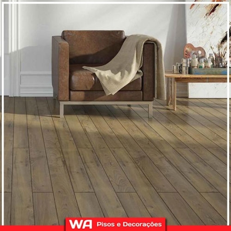 Piso Laminado Pvc Clicado para Sala Preço Guararema - Piso Laminado Durafloor Clicado Sala