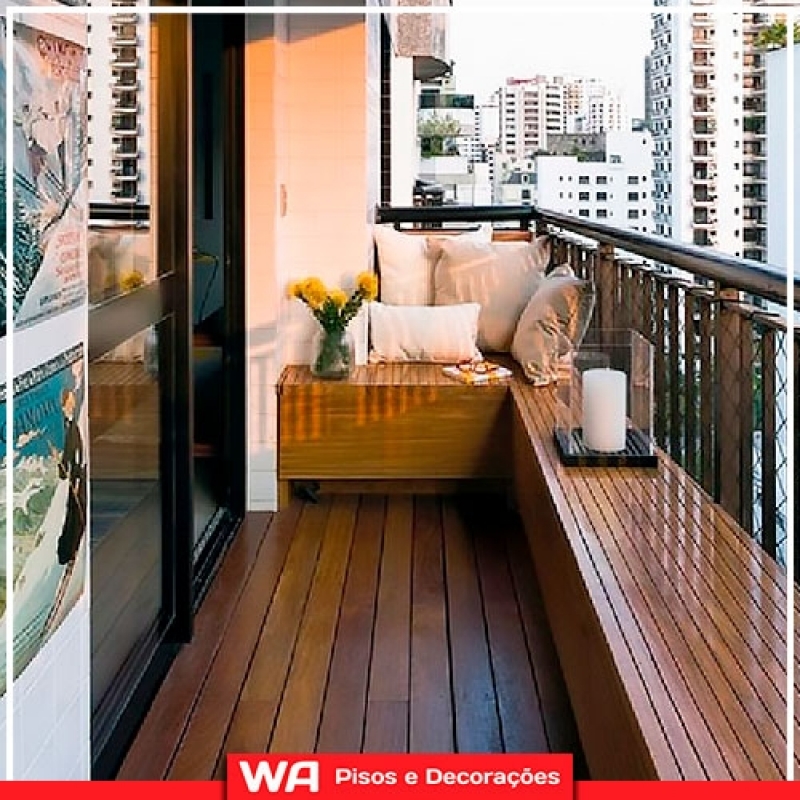 Qual Valor Deck para Sacada de Apartamento Distrito Industrial Mazzei - Deck Sacada Pequena